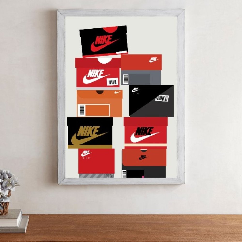 Nike Sneaker Box Poster
